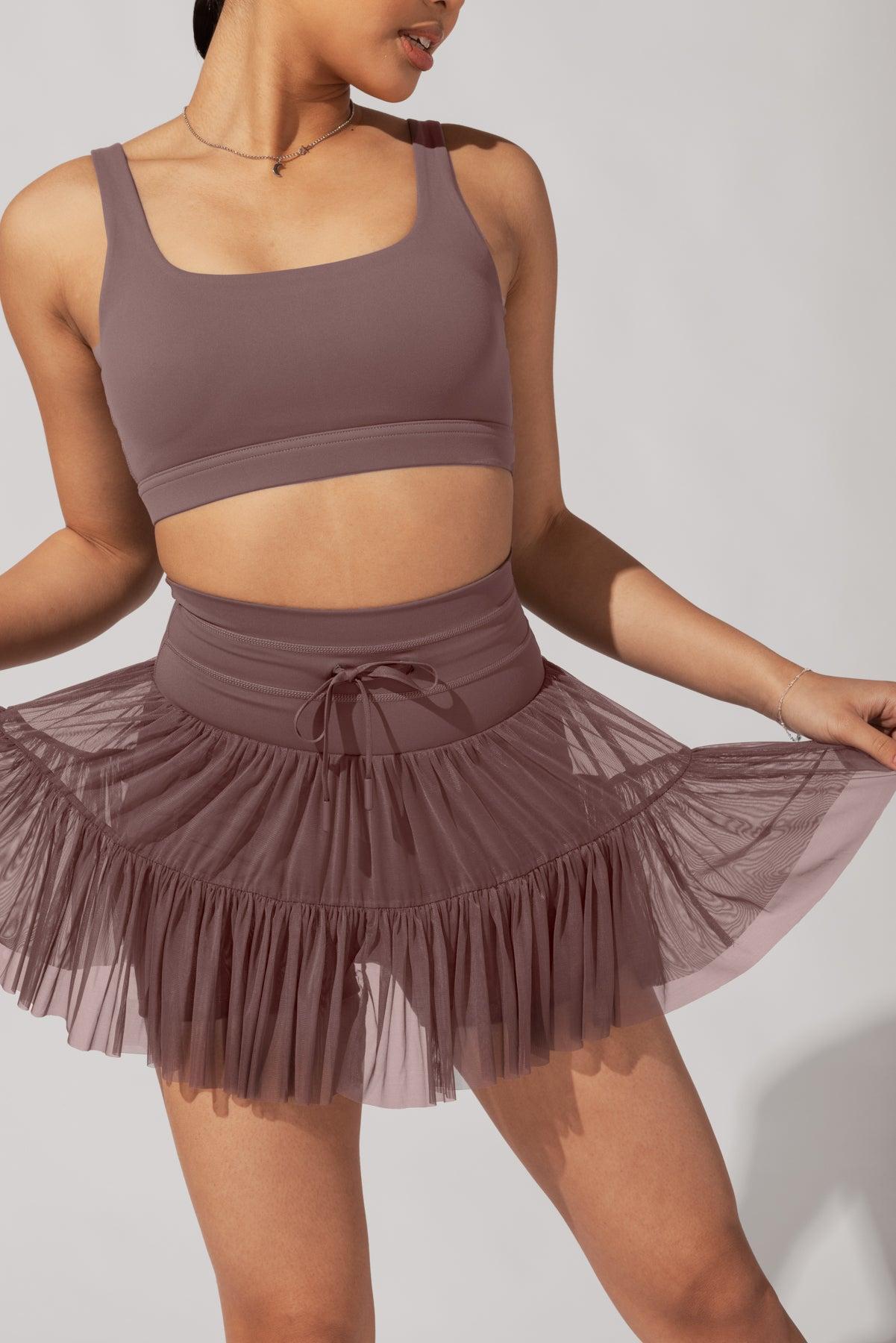 Pirouette Skort - Smoky Grey Product Image