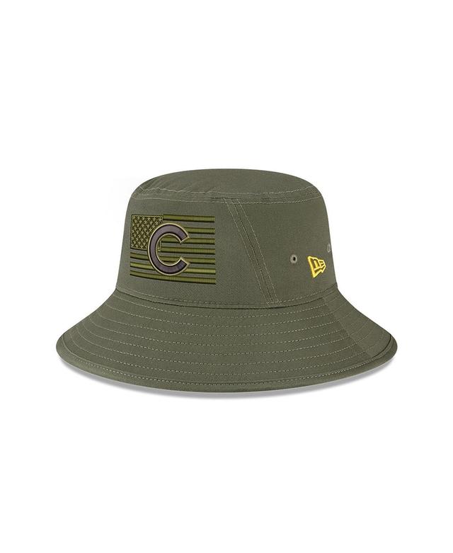 Mens New Era  Green Chicago Cubs 2023 Armed Forces Day Bucket Hat Product Image