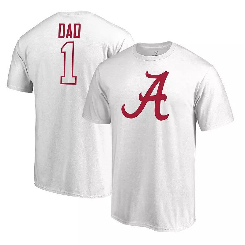 Mens Alabama Crimson Tide #1 Dad T-Shirt Product Image