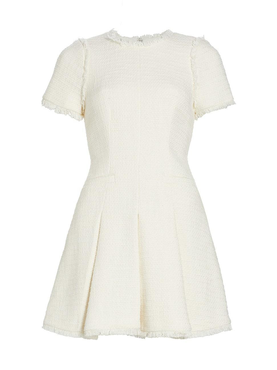 Cinq a Sept Nova Fringe Trim Mini Dress Product Image