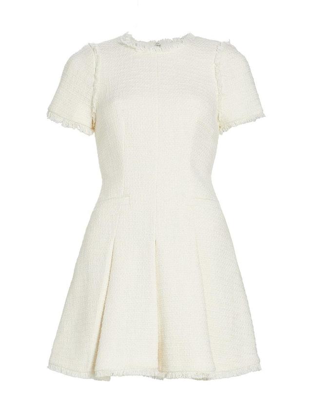 Cinq a Sept Nova Fringe Trim Mini Dress Product Image