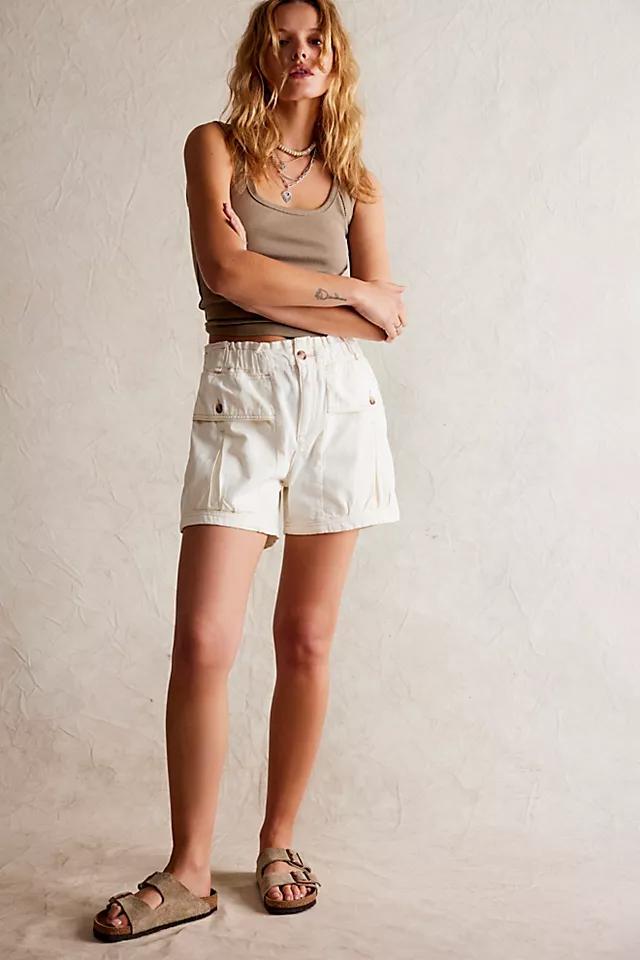 We The Free Effie Denim Pocket Shorts Product Image