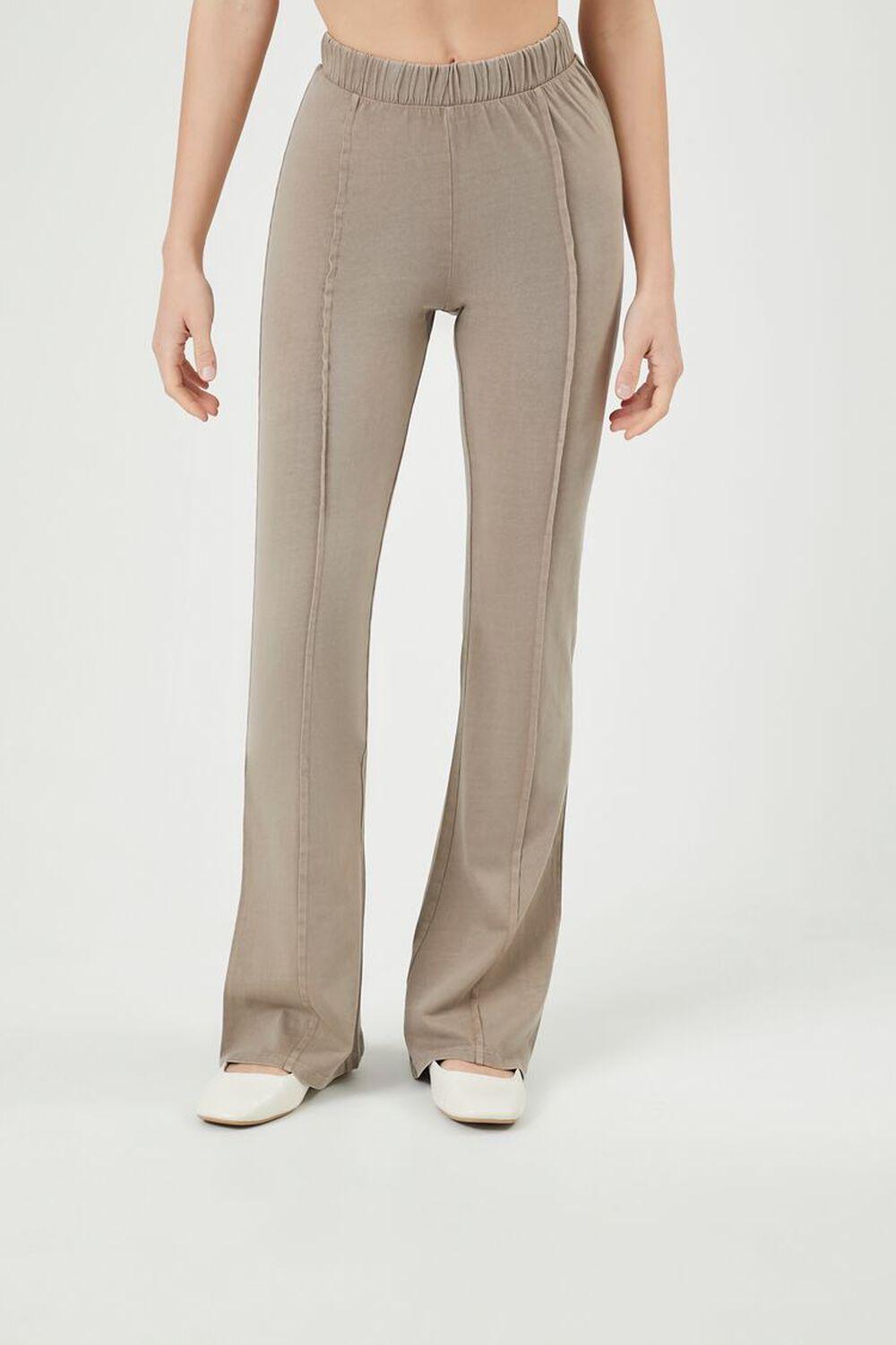 High-Rise Flare Pants | Forever 21 product image