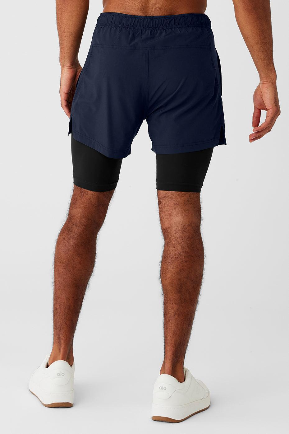 5" Revival 2-in-1 Short - Navy/Black Male Product Image