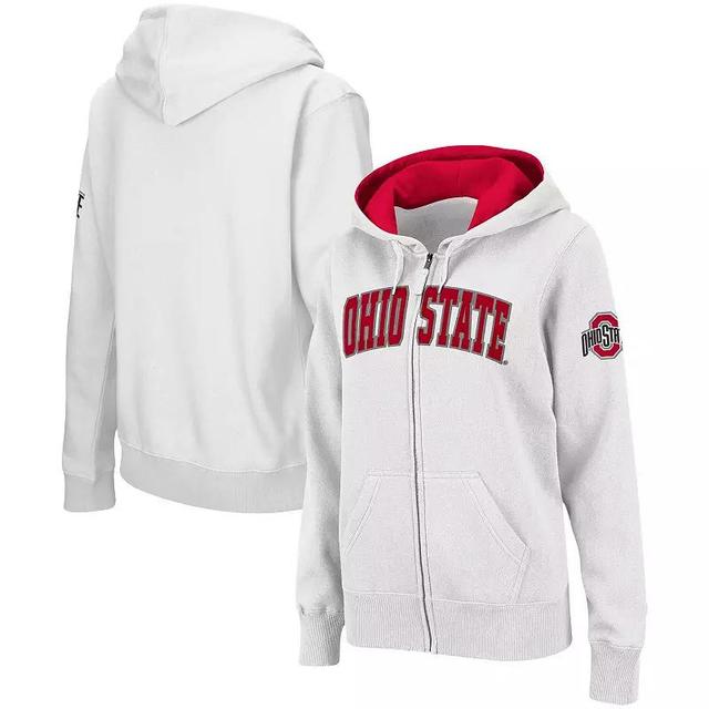 Womens Ohio State Buckeyes Arched Name Full-Zip Hoodie Product Image