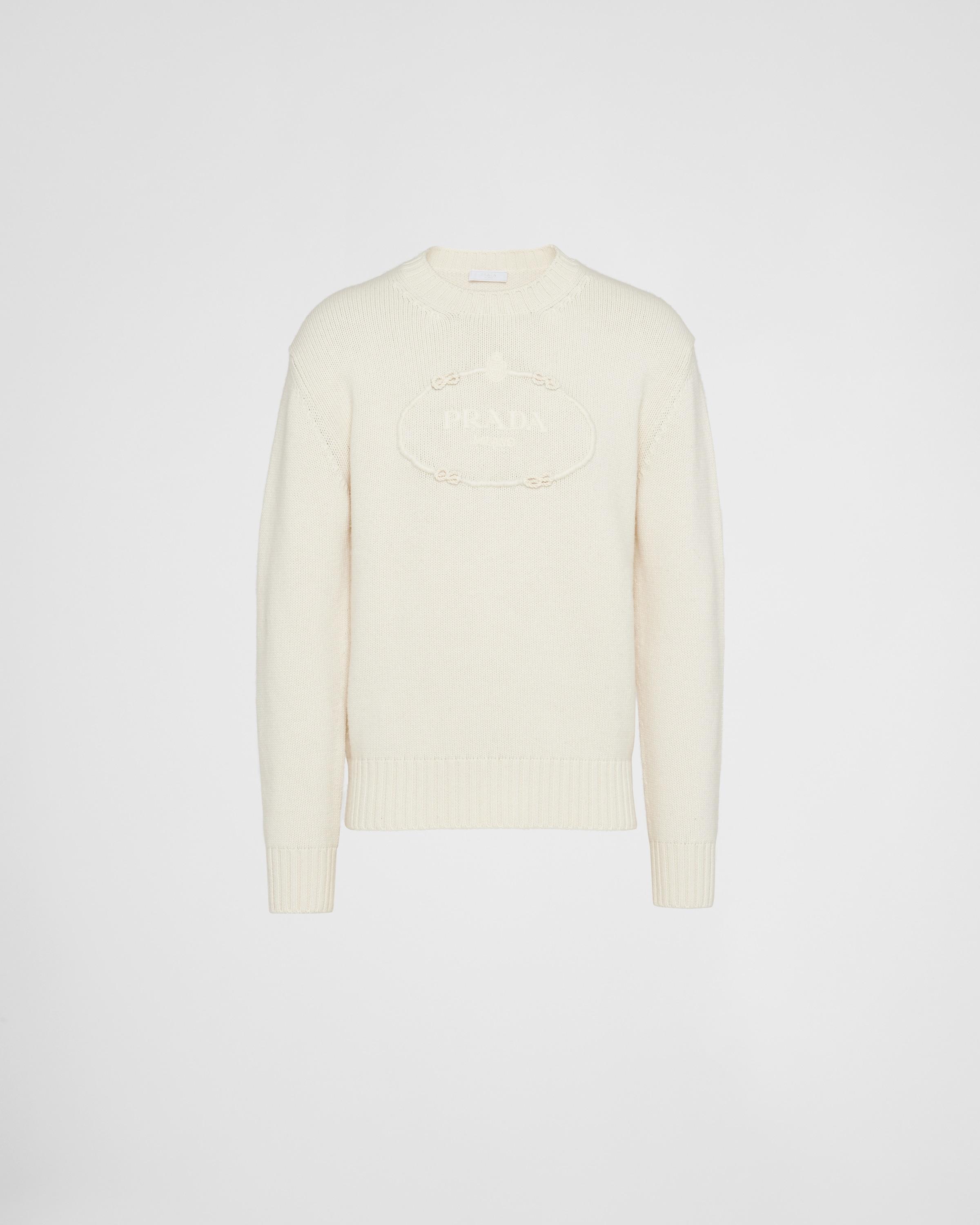 Wool and cashmere crew-neck sweater Product Image