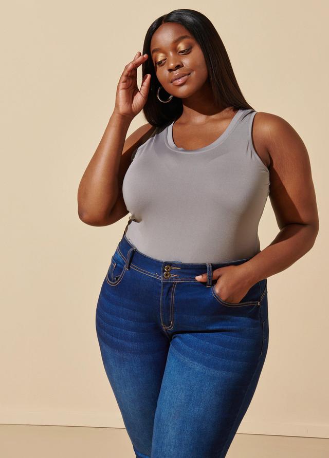 Plus Size Easy Basic Knit Tank Top Ashley Stewart Product Image