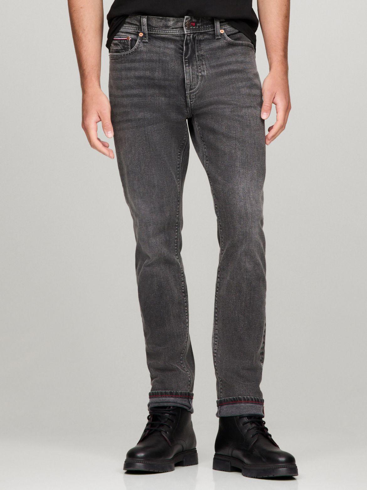 Tommy Hilfiger Men's THFlex Dark Gray Slim Fit Jean - Grey - 36W x 32L Product Image