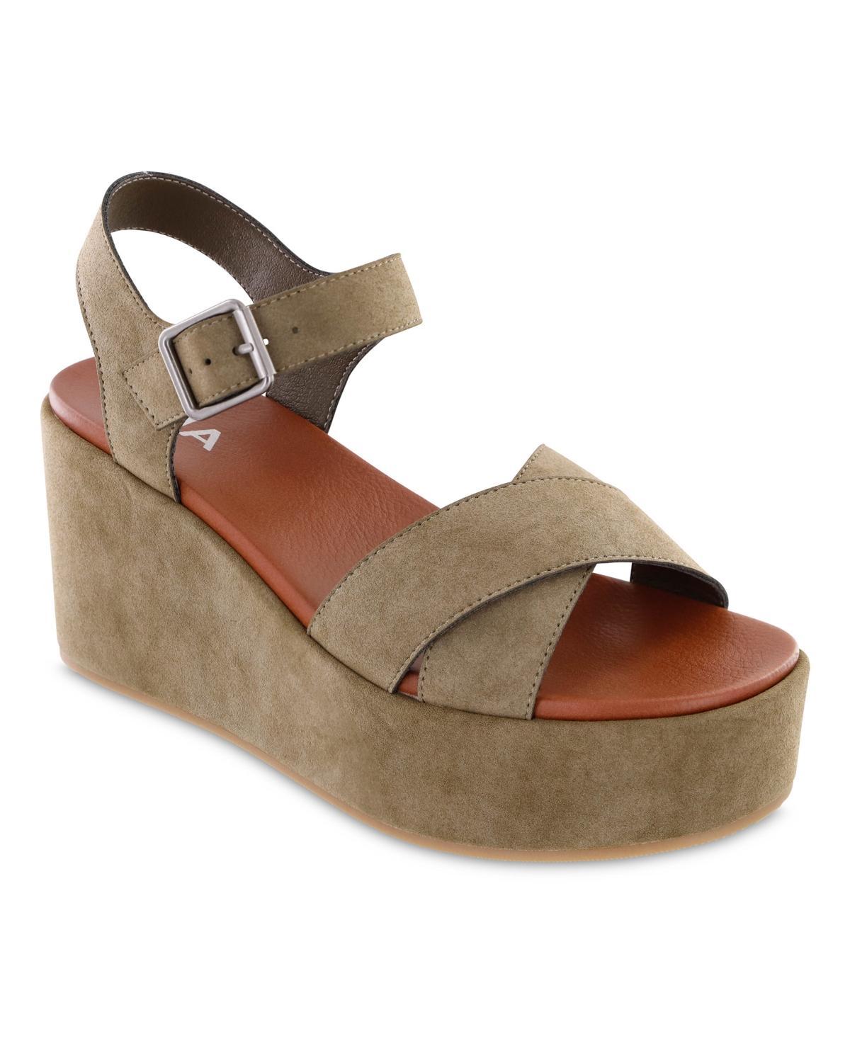 Mia Womens Renay Platform Wedge Sandals Product Image