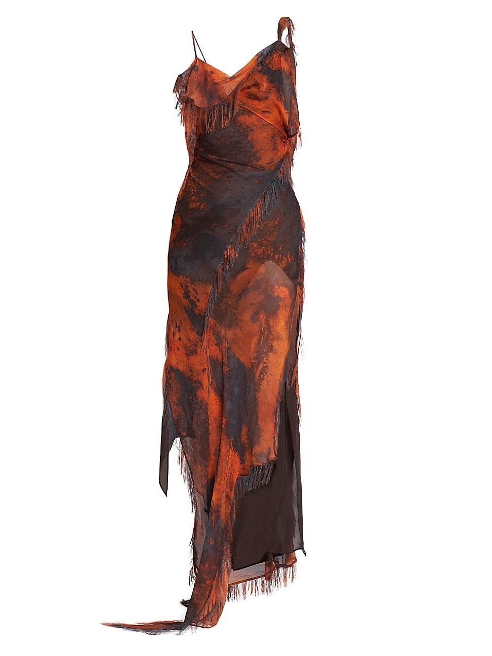 Womens Dois Asymmetric Maxi Dress Product Image