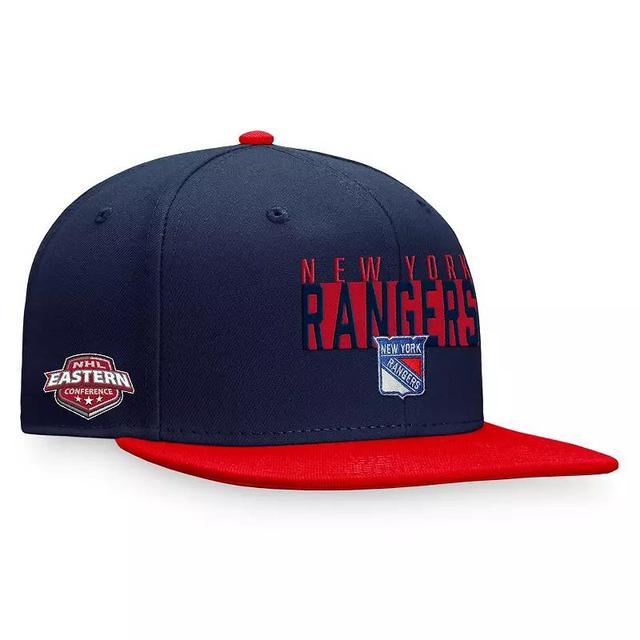 Mens Fanatics Branded /Red Washington Capitals Fundamental Colorblocked Snapback Hat, Blue Product Image