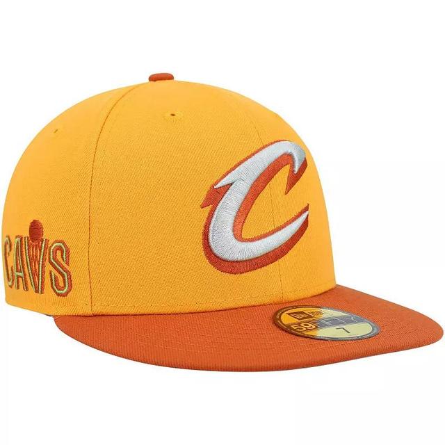 Mens New Era /Rust Cleveland Cavaliers 59FIFTY Fitted Hat Product Image