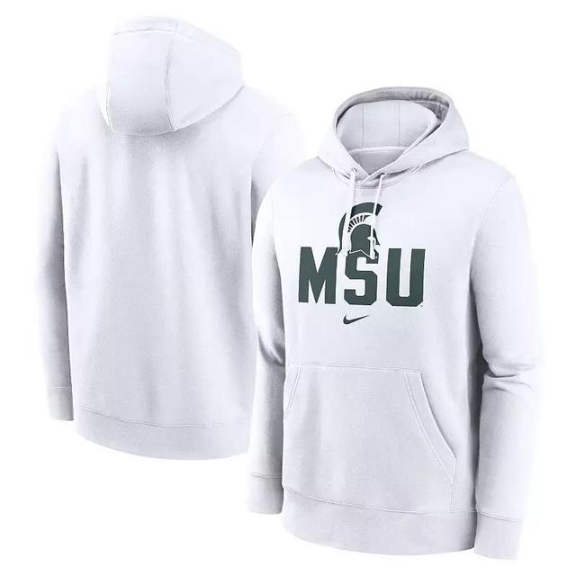 Mens Nike Michigan State Spartans Primetime Club Fleece Pullover Hoodie Product Image