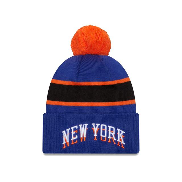 New York Knicks 2023 City Edition Pom Knit Hat Male Product Image