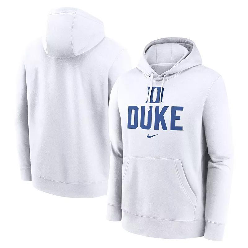 Mens Nike Duke Blue Devils Primetime Club Fleece Pullover Hoodie Product Image