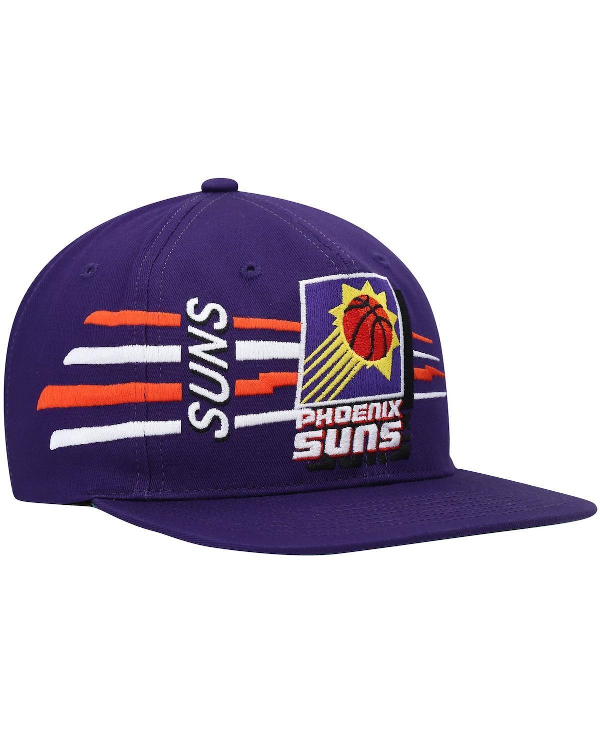 Mens Mitchell & Ness Purple Phoenix Suns Hardwood Classics Retro Bolt Deadstock Snapback Hat Product Image