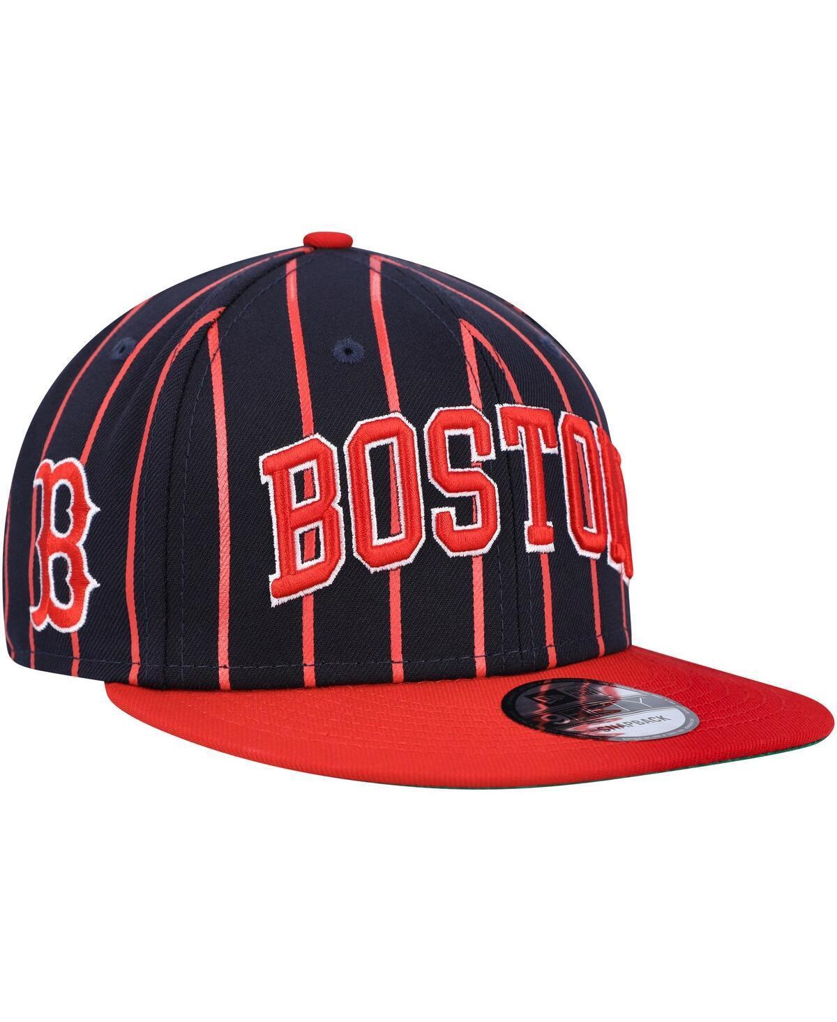 Mens New Era /Red Boston Red Sox City Arch 9FIFTY Snapback Hat, Blue Product Image