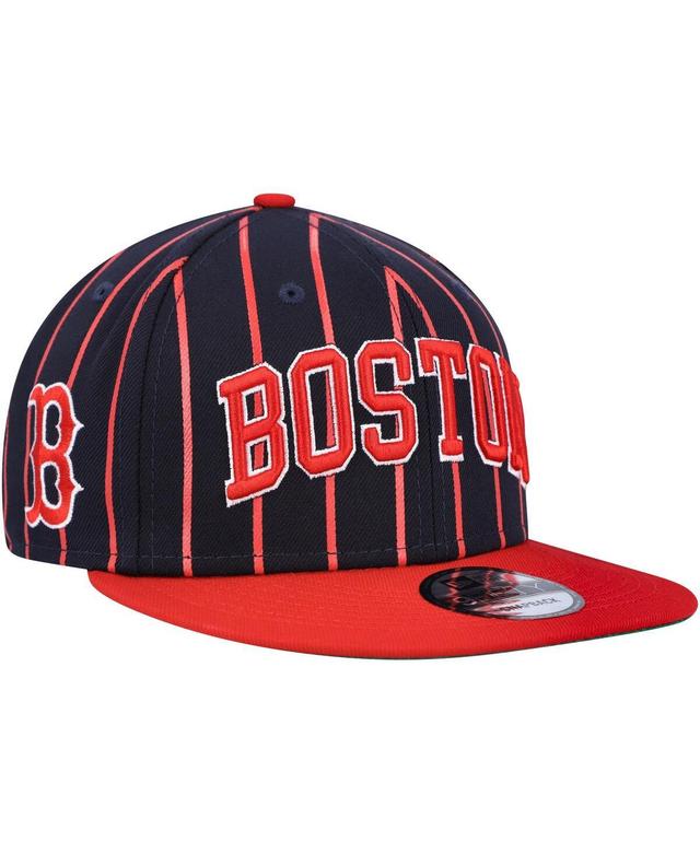 Mens New Era Navy Boston Red Sox City Arch 9Fifty Snapback Hat - Navy Product Image