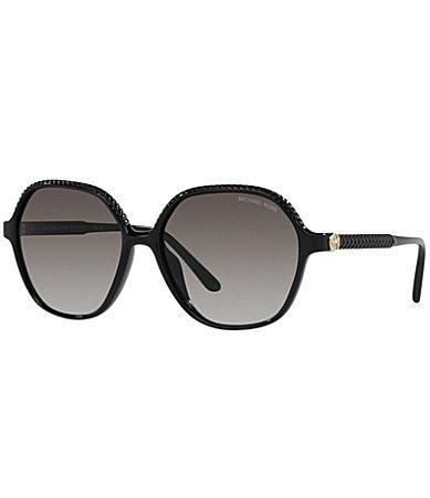 Michael Kors Bali 58mm Gradient Oval Sunglasses Product Image