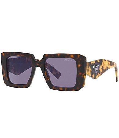 Geometric Rectangle Acetate Sunglasses Product Image