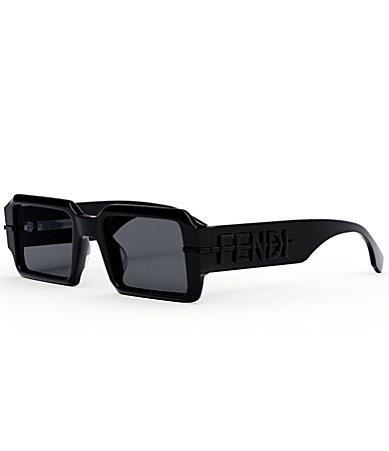 Mens OLock Fendigraphy 52MM Rectangular Sunglasses Product Image