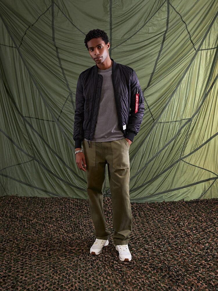 L-2B QUILTED BOMBER JACKET Product Image