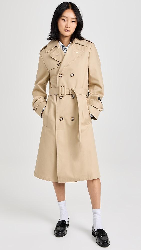 HOMMEGIRLS Classic Khaki Trench Coat | Shopbop Product Image