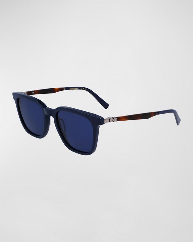 Mens Timeless Acetate Rectangle Sunglasses Product Image