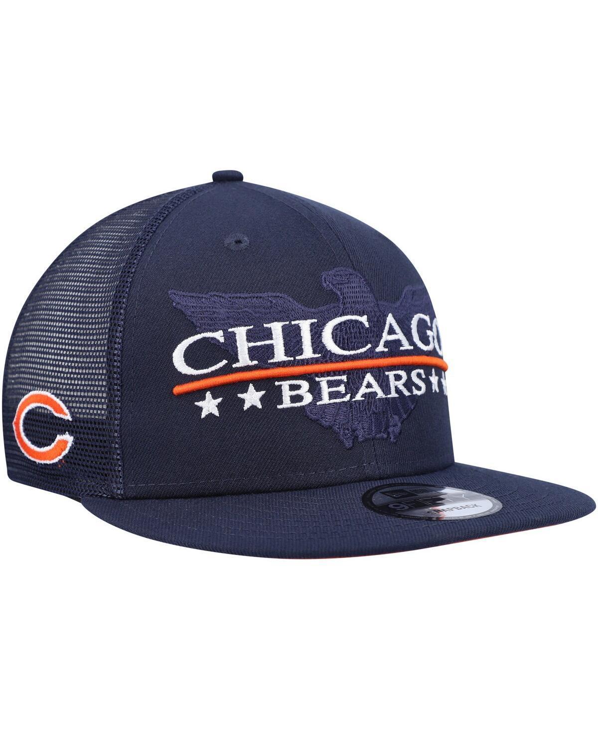 Mens New Era Navy Chicago Bears Totem 9FIFTY Snapback Hat Product Image