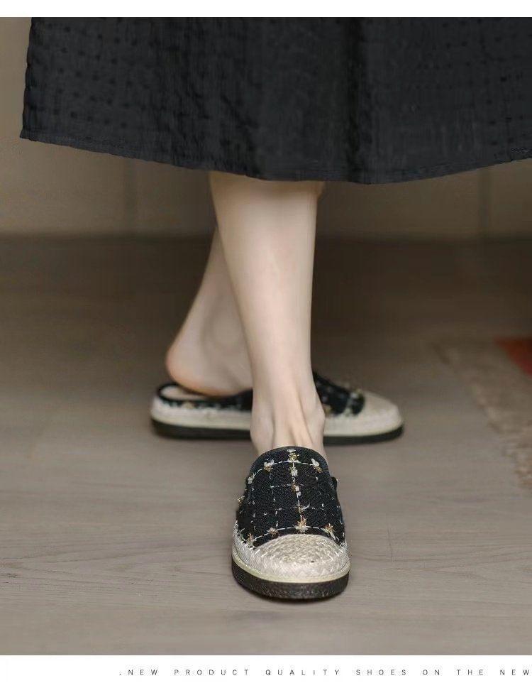 Plaid Slip Ons Product Image