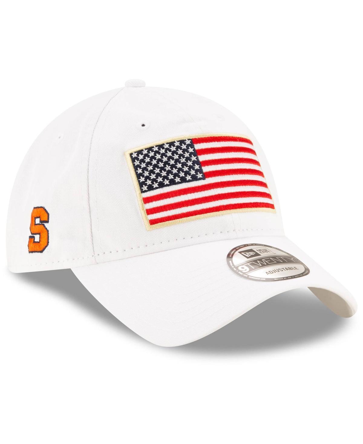 Mens New Era White Syracuse Orange Country First 9Twenty Adjustable Hat Product Image