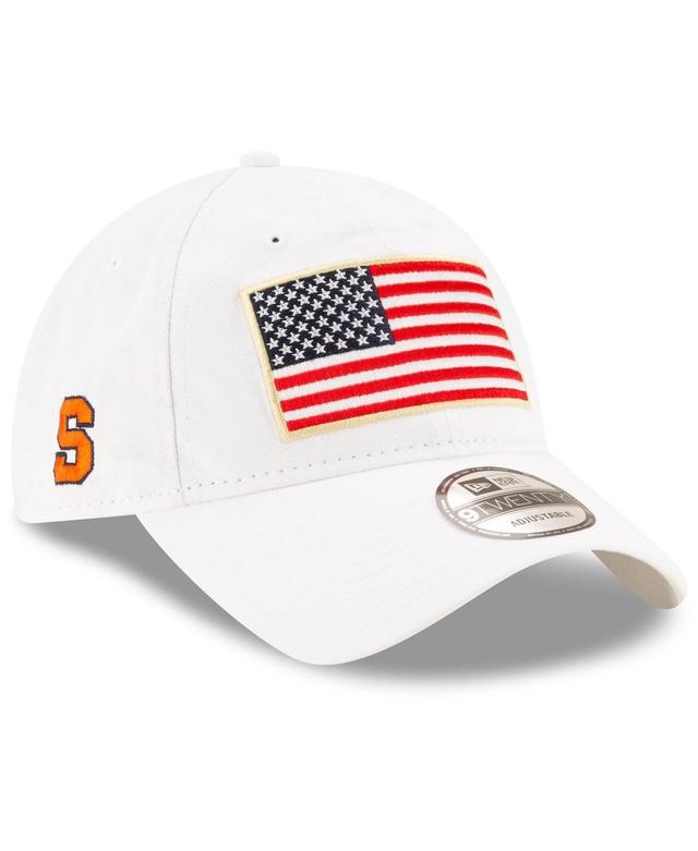 Mens New Era White Syracuse Orange Country First 9Twenty Adjustable Hat Product Image