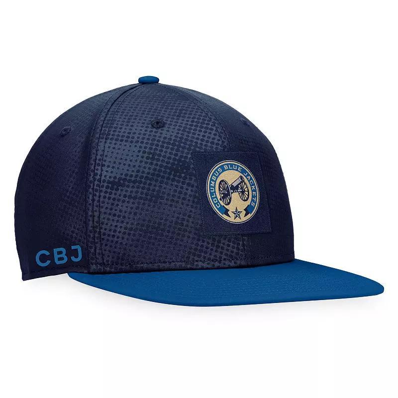 Mens Fanatics Navy Columbus Blue Jackets Authentic Pro Alternate Logo Snapback Hat - Navy Product Image