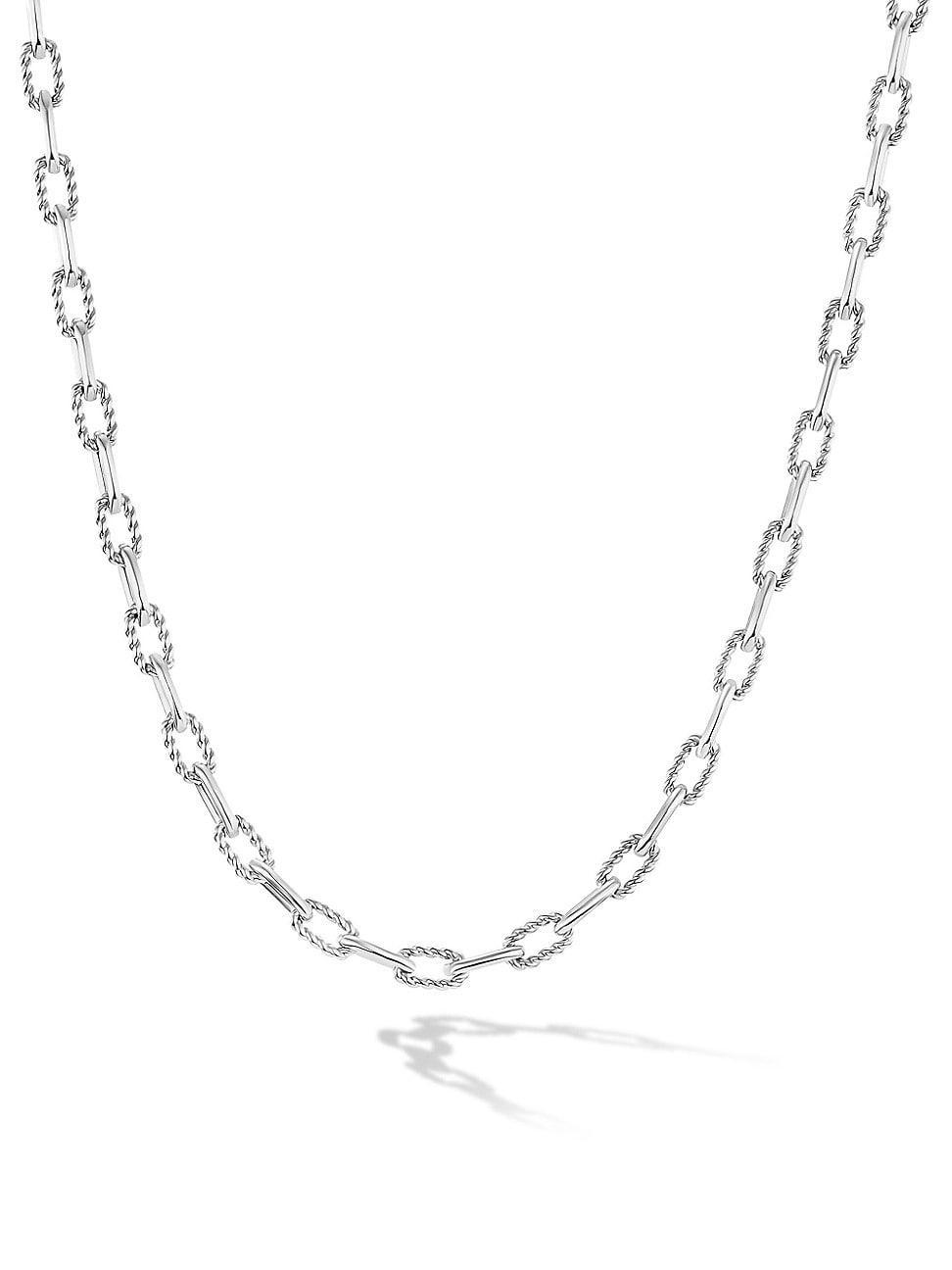 David Yurman 18K White Gold Dy Madison Chain Link Necklace, 18 Product Image