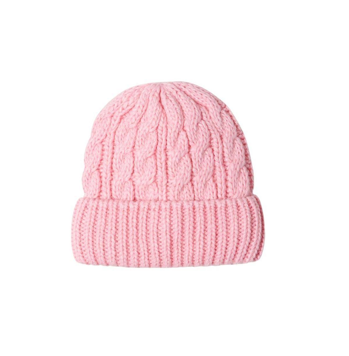 Style Republic Womens Winter Cable Knitted Beanie Hat with Fleece Lining product image