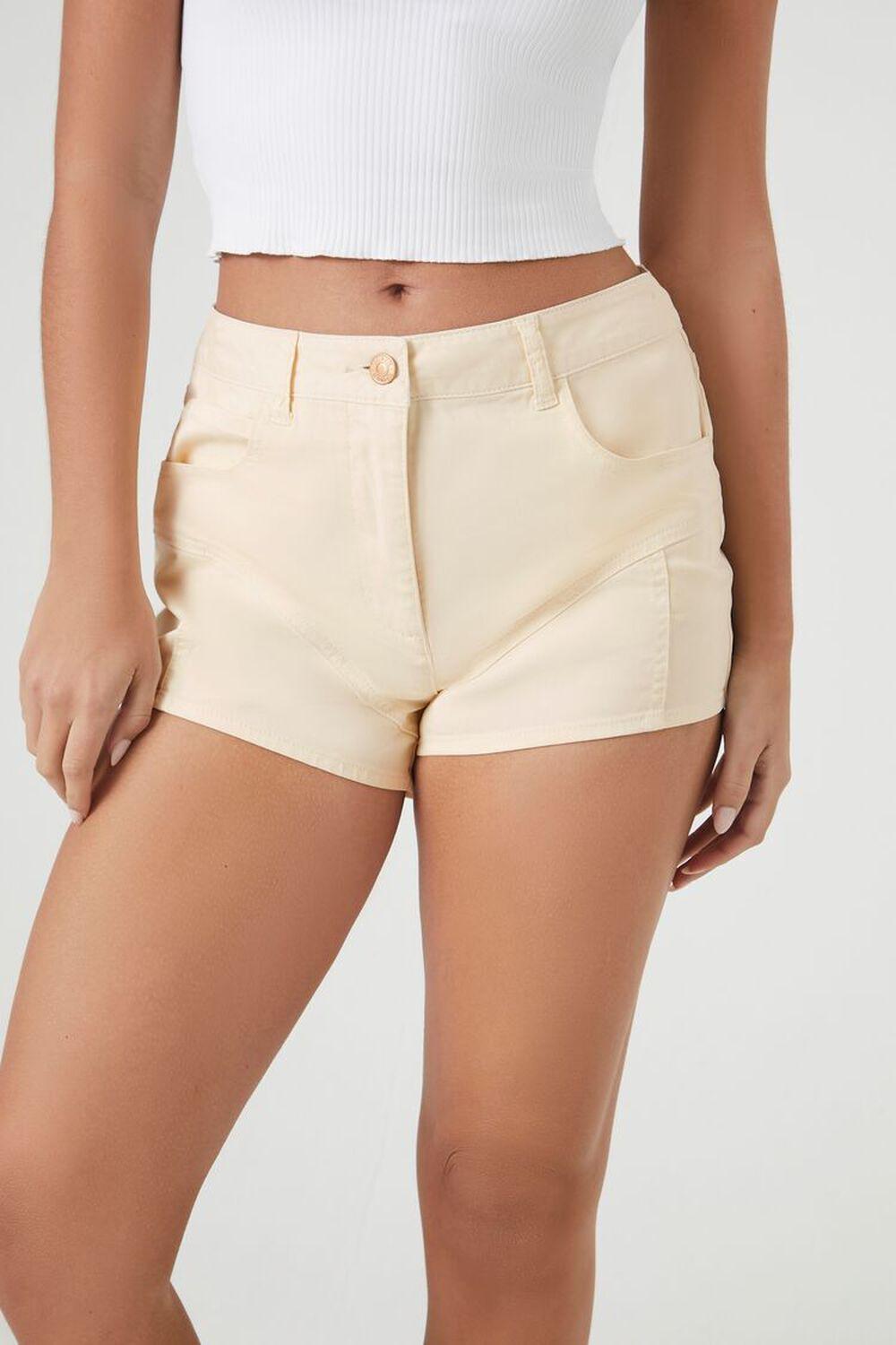 Twill Low-Rise Shorts | Forever 21 Product Image