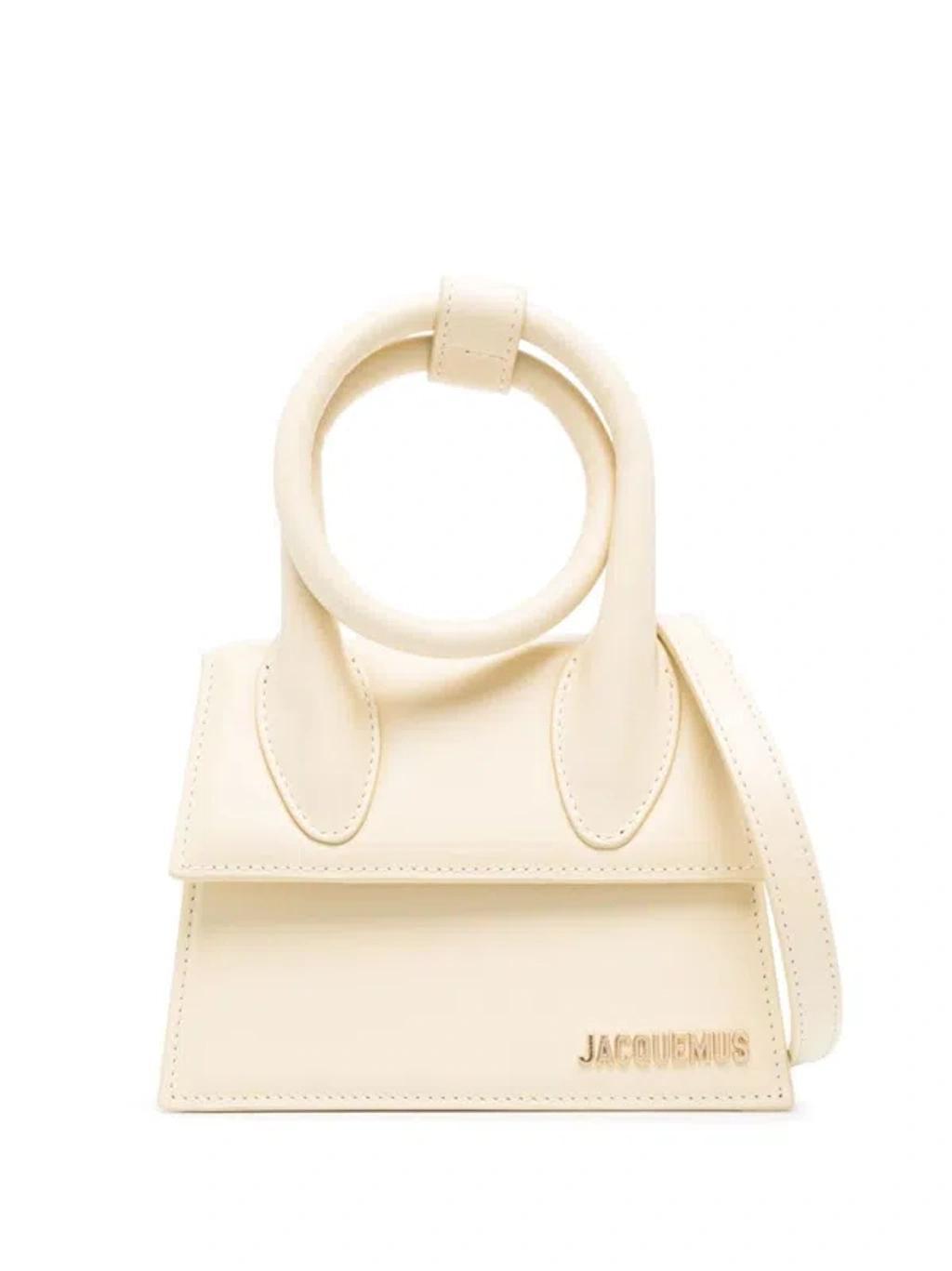 JACQUEMUS Le Chiquito Noeud Tote Bag In Neutrals Product Image