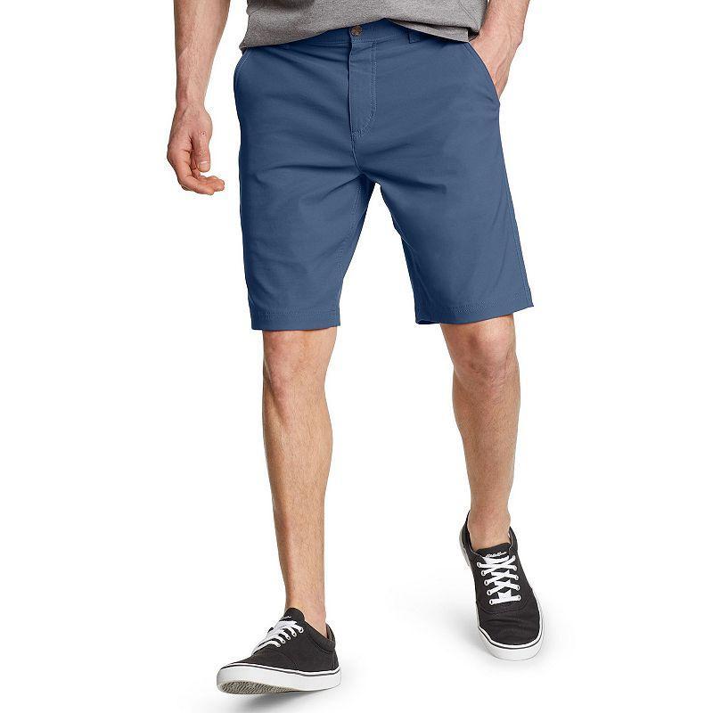 Mens Eddie Bauer UPF 50 10 Horizon Guide Chino Short Dusted Blue Product Image