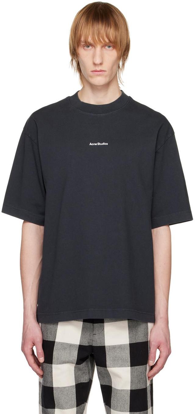 Black Printed T-shirt In 900 Black Product Image