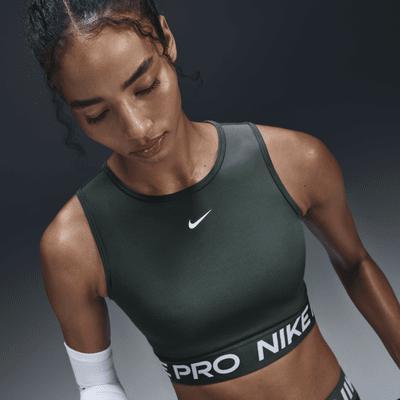 Women's Nike Pro Dri-FIT Cropped Tank Top Product Image