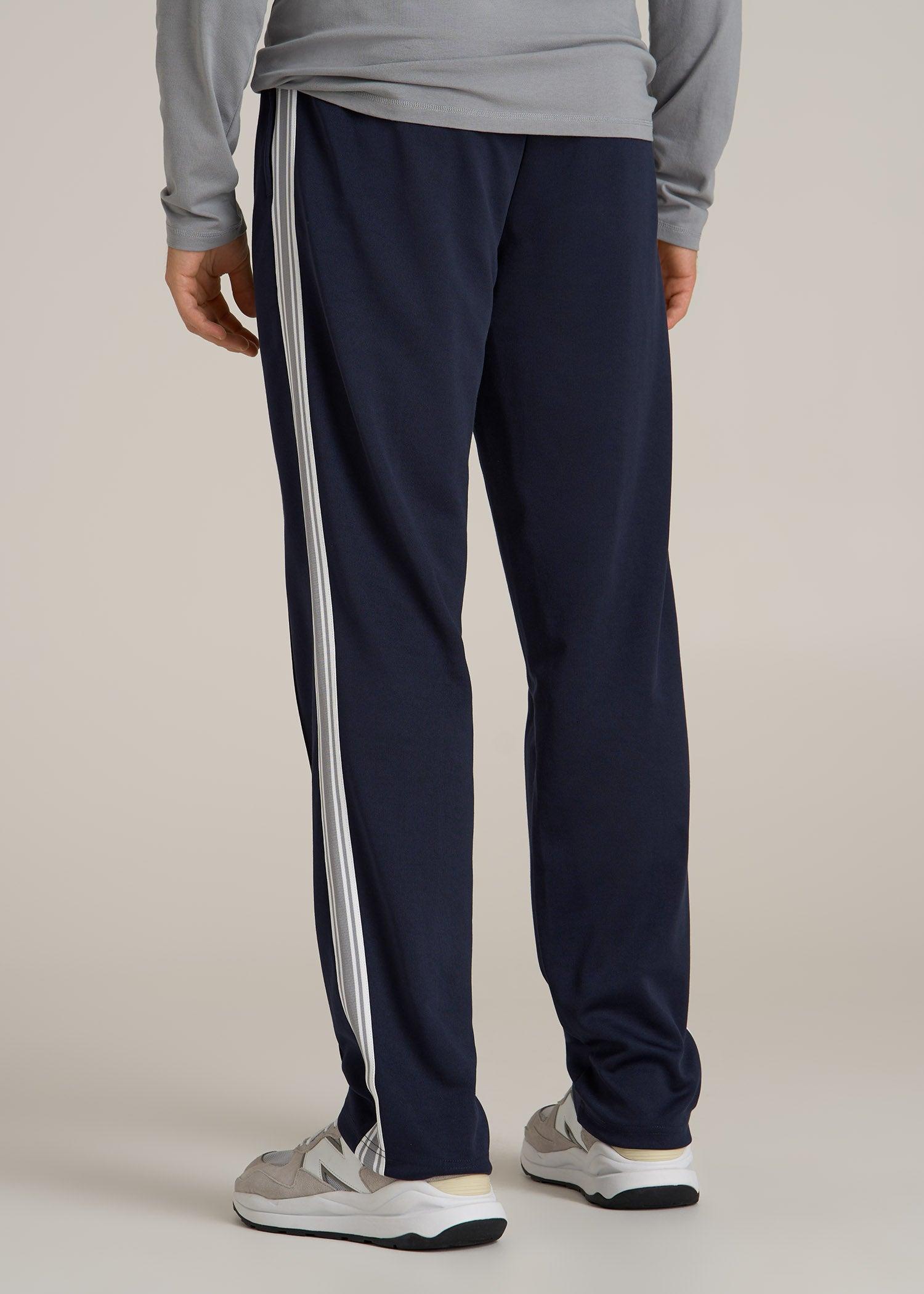 Tricot Track Pants for Tall Men in Evening Blue Product Image