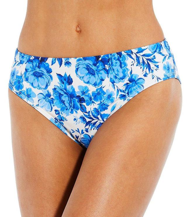 Alex Marie Signature Sculpt Romantic Rose Mid Rise Swim Bottom Product Image