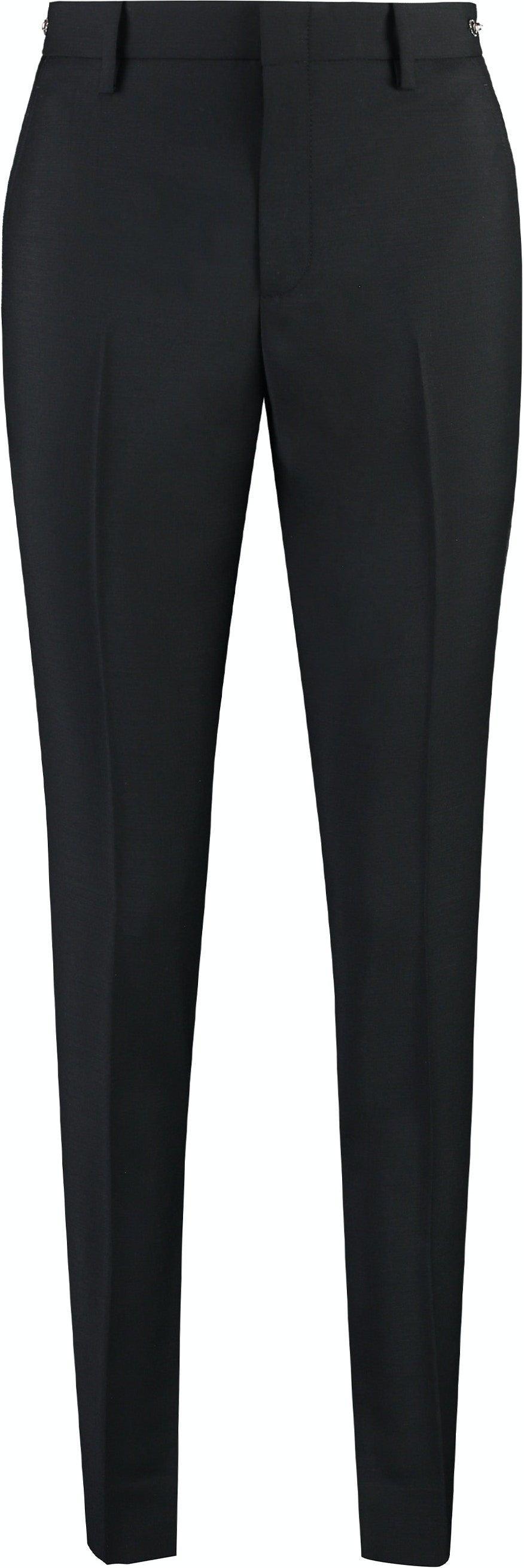 Women's Wool Blend Trousers In Black Product Image