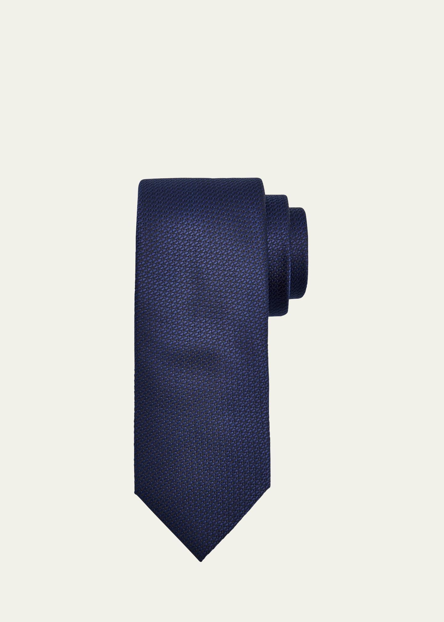 Mens Textured Silk Tie Product Image