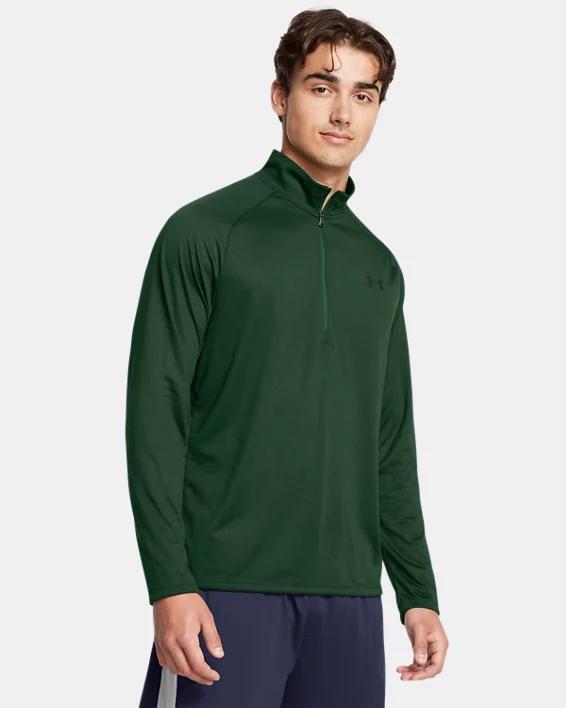 Mens UA Tech  Zip Long Sleeve Product Image