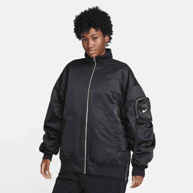 Women's Nike Sportswear Essential Therma-FIT Oversized Bomber Jacket Product Image