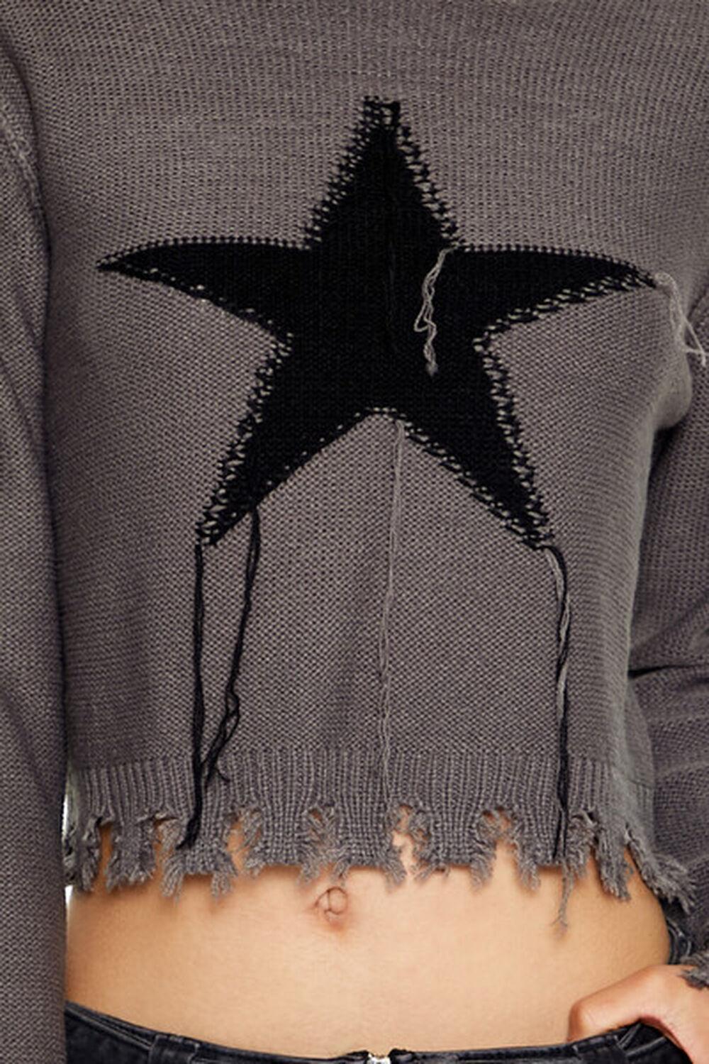 Star Cropped Sweater | Forever 21 Product Image