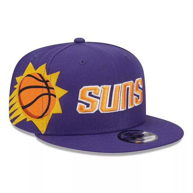 Mens New Era Purple Phoenix Suns Side Logo 9FIFTY Snapback Hat Product Image