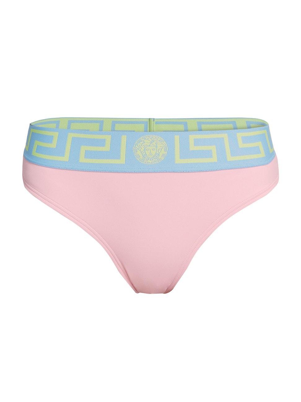 Womens Vita Greek Key Banded-Trim Bikini Product Image