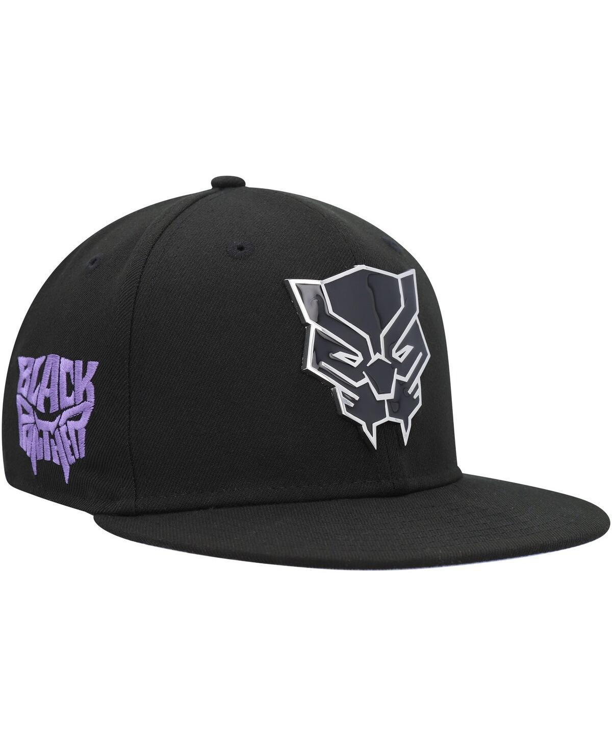 Mens 47 Brand Black Black Panther Marvel Fitted Hat Product Image